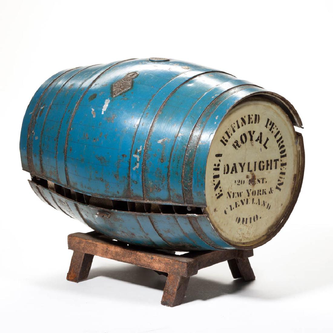 COUNTRY STORE FIGURAL BARREL WICK SPOOL DISPENSER (1 of 3)