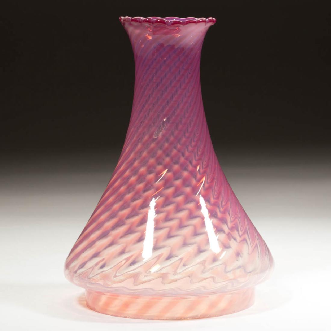 ANGLE OPALESCENT SWIRL LAMP SHADE (1 of 1)