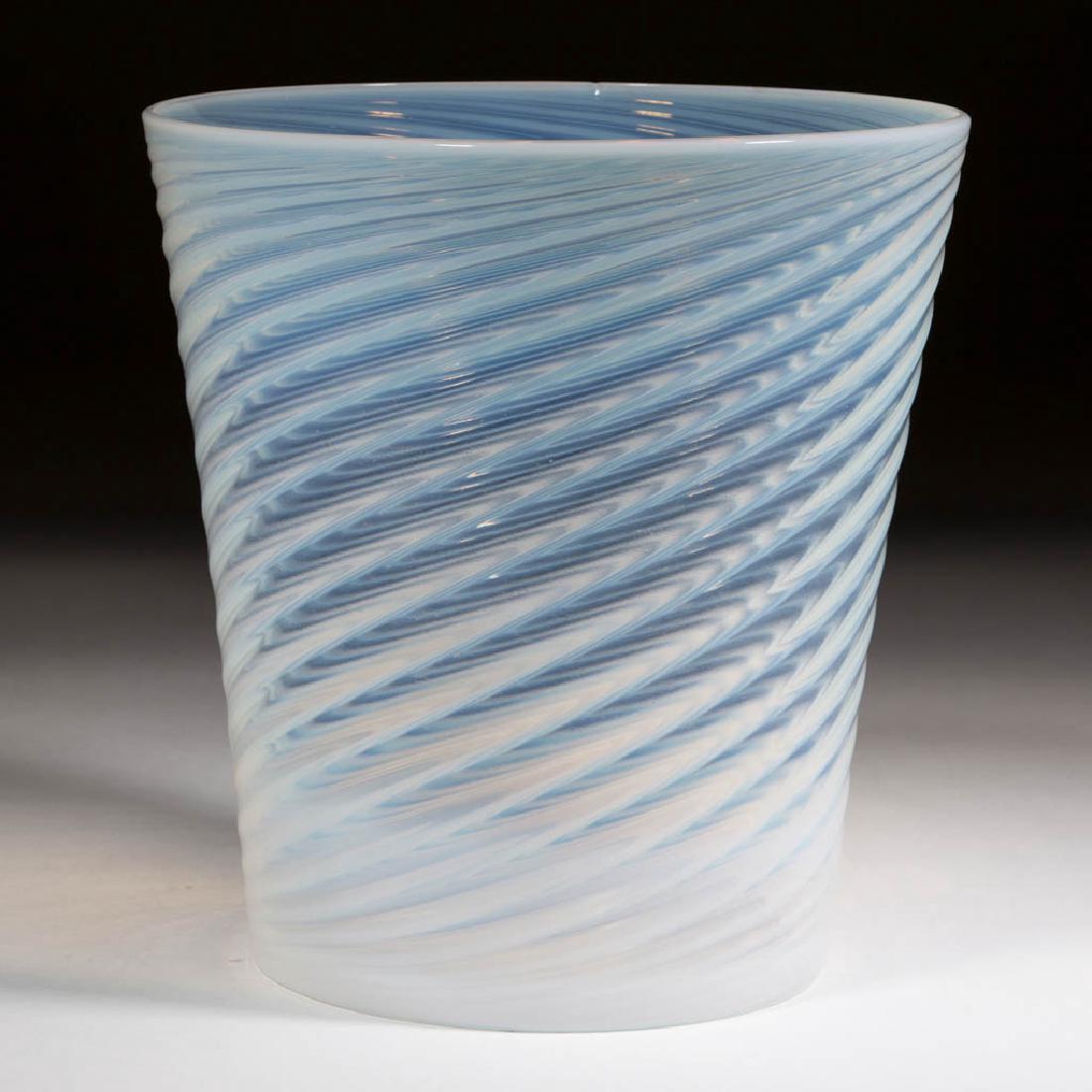 VICTORIAN OPALESCENT SWIRL HALL LAMP SHADE (1 of 1)