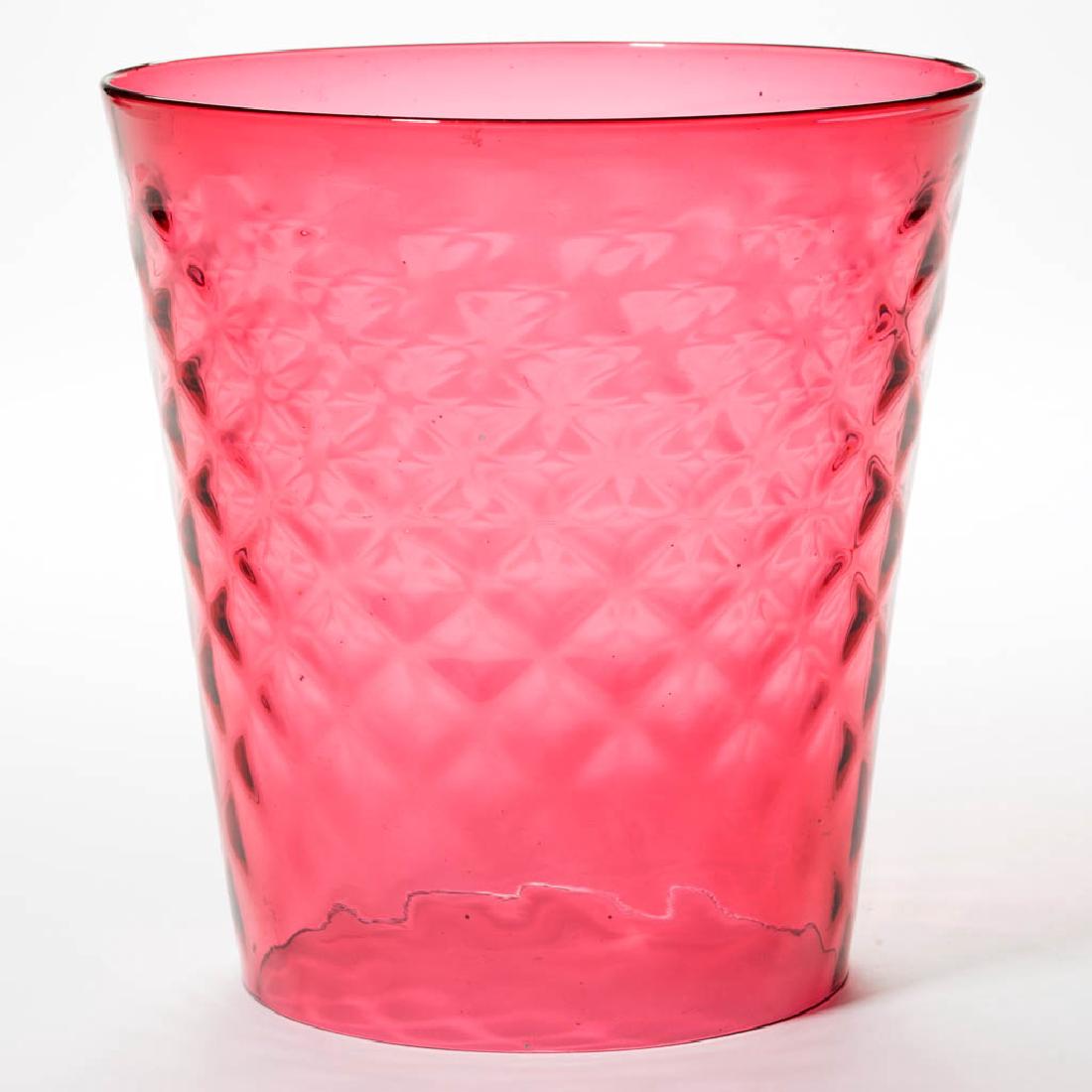 VICTORIAN DIAMOND-OPTIC HALL LAMP SHADE (1 of 1)