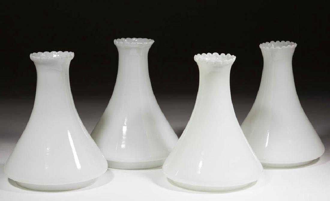 ANGLE LAMP SHADES, LOT OF FOUR (1 of 1)