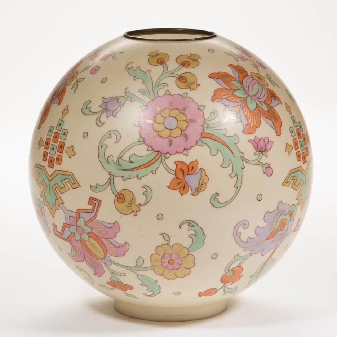 FLORAL-DECORATED GONE WITH THE WIND LAMP SHADE (1 of 1)