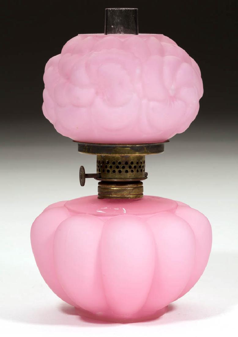 MELON RIB AND PANSY MINIATURE LAMP (1 of 1)