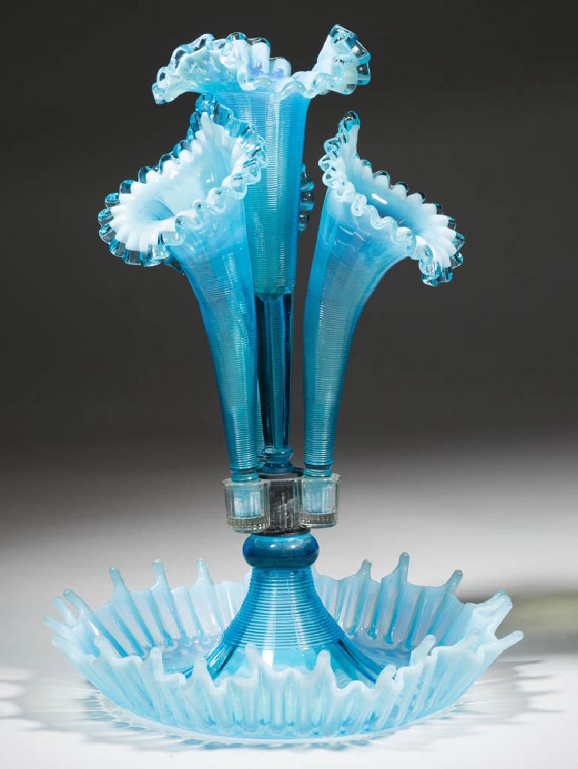 L. G. WRIGHT / FENTON PRESSED GLASS EPERGNE (1 of 1)