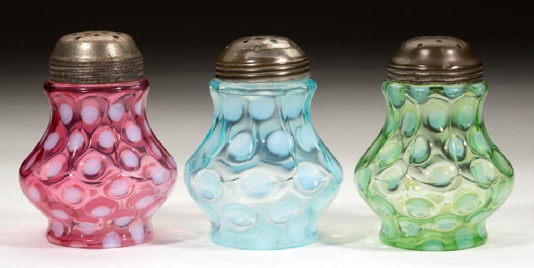 COINSPOT - NINE-PANEL MOLD SUGAR SHAKERS, LOT OF THREE (1 of 1)