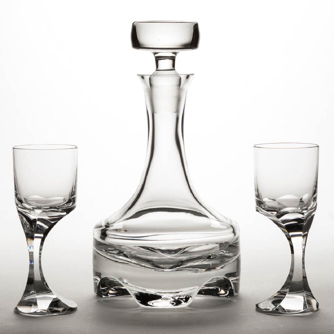 BACCARAT NARCISSE CRYSTAL GOBLETS, LOT OF TWO (1 of 1)