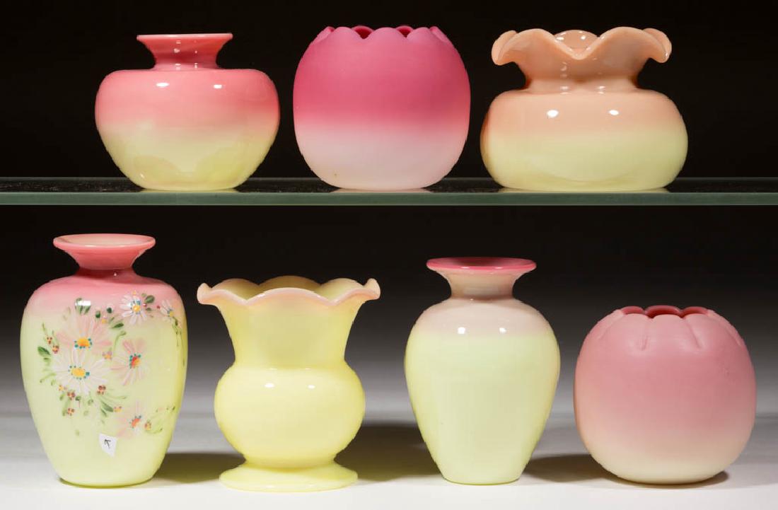 ASSORTED BURMESE ART GLASS ARTICLES, LOT OF SIX (1 of 1)