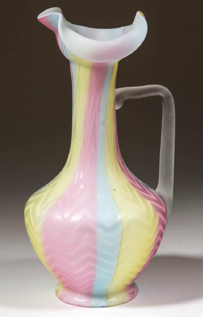 RAINBOW HERRINGBONE AIR-TRAP MOTHER-OF-PEARL SATIN (1 of 1)