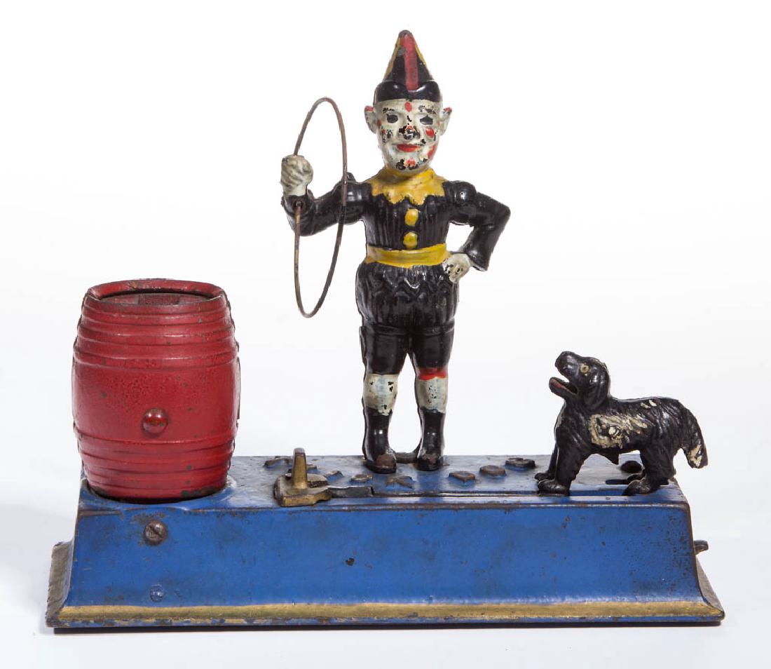 TRICK DOG CAST-IRON MECHANICAL BANK (1 of 4)