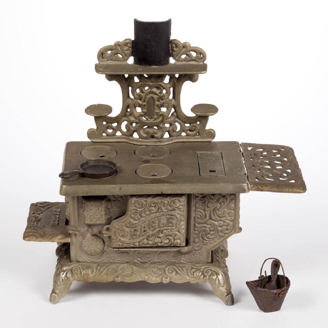 "EAGLE" CASTIRON TOY COOK RANGE STOVE