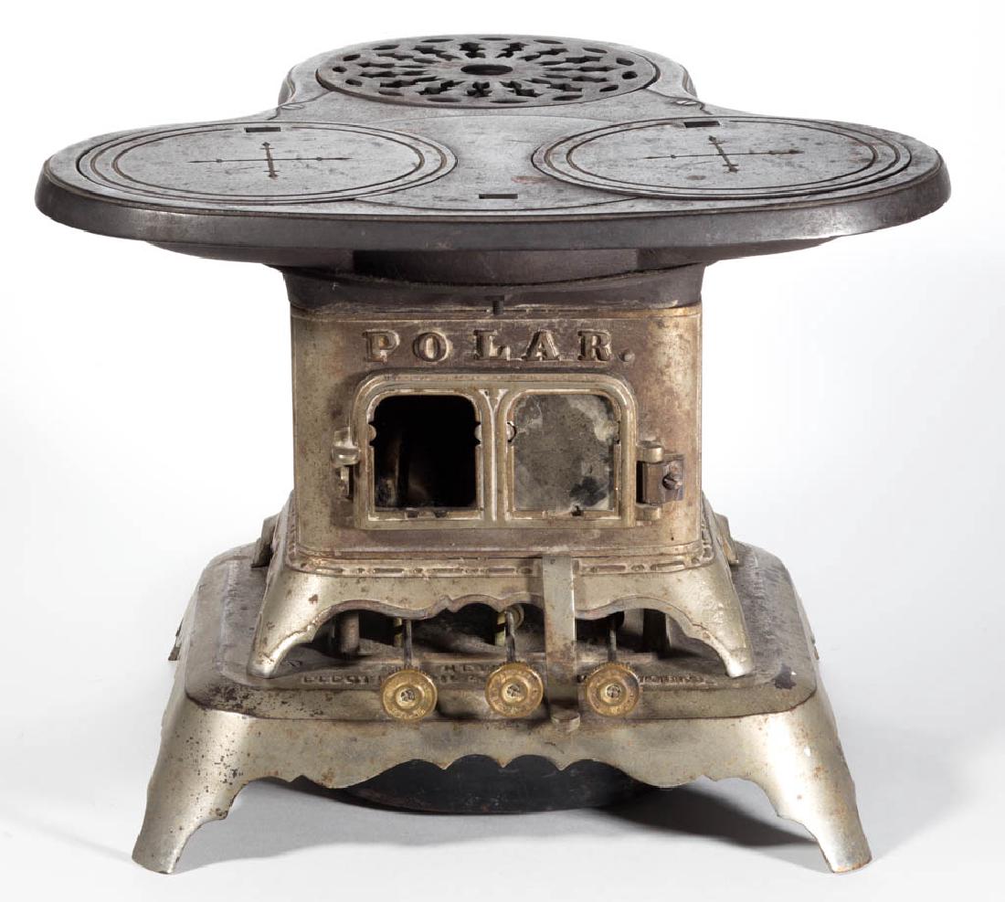 "POLAR" CAST-IRON GAS STOVE (1 of 2)