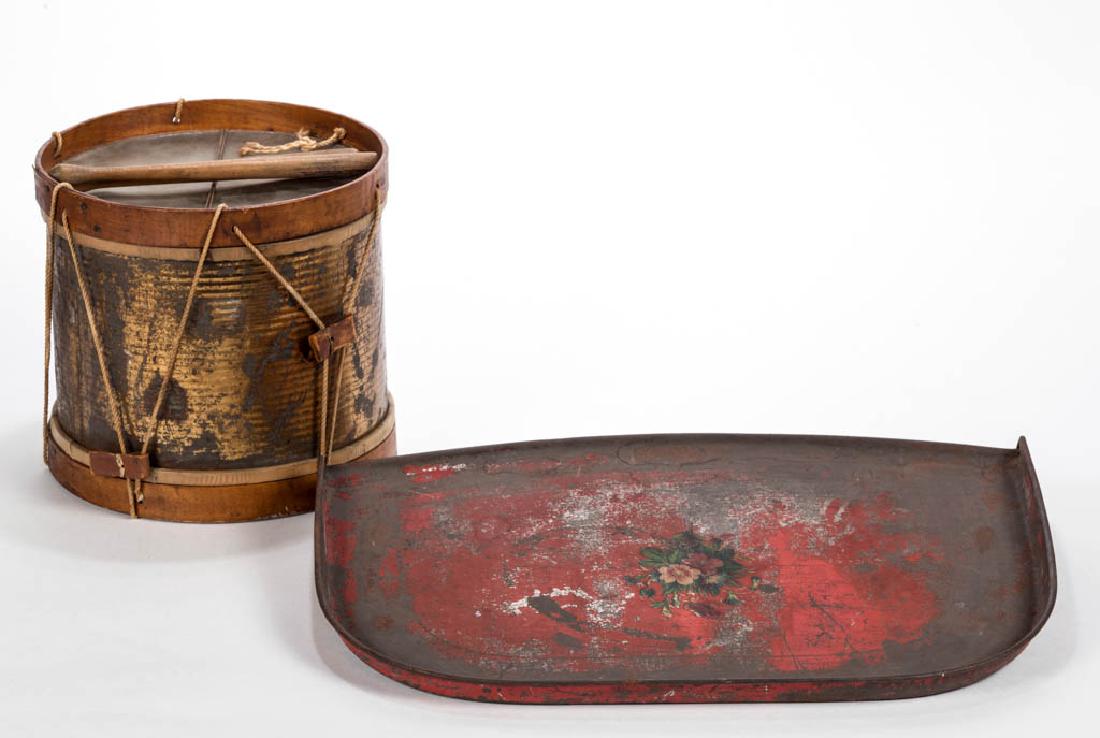 TIN CHILDREN'S ARTICLES, LOT OF TWO (1 of 2)