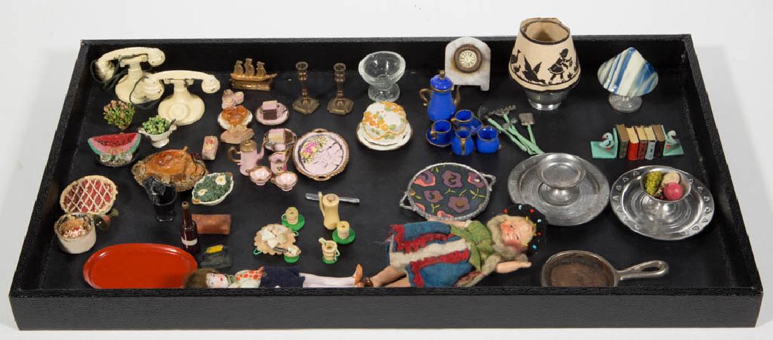 ASSORTED MINIATURE DOLL ACCESSORIES, UNCOUNTED LOT (1 of 3)