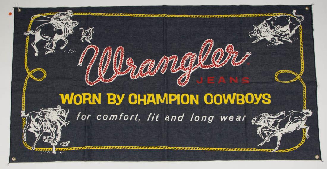 非売品　看板　バーナー　Wrangler ラングラー　Jeans 大判 非売品 看板 バーナー Wrangler ラングラー Jeans 大判 【公式通販】