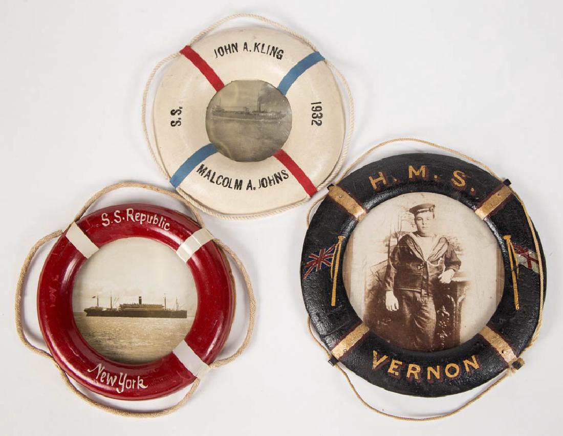 ASSORTED SAILOR'S SOUVENIRS, LOT OF THREE (1 of 1)