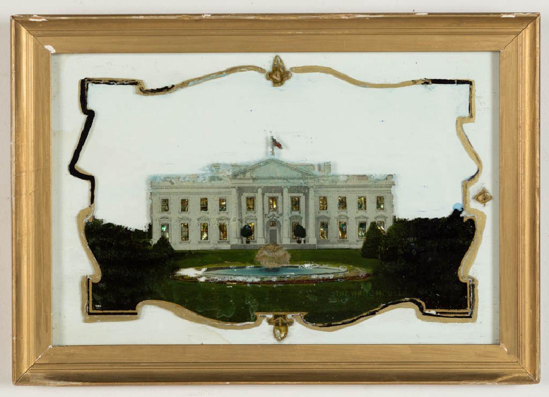 THE WHITE HOUSE REVERSE-PAINTED COMPOSITION (1 of 1)