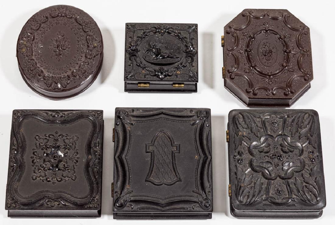 ASSORTED THERMOPLASTIC PHOTOGRAPH CASES, LOT OF SIX (1 of 4)