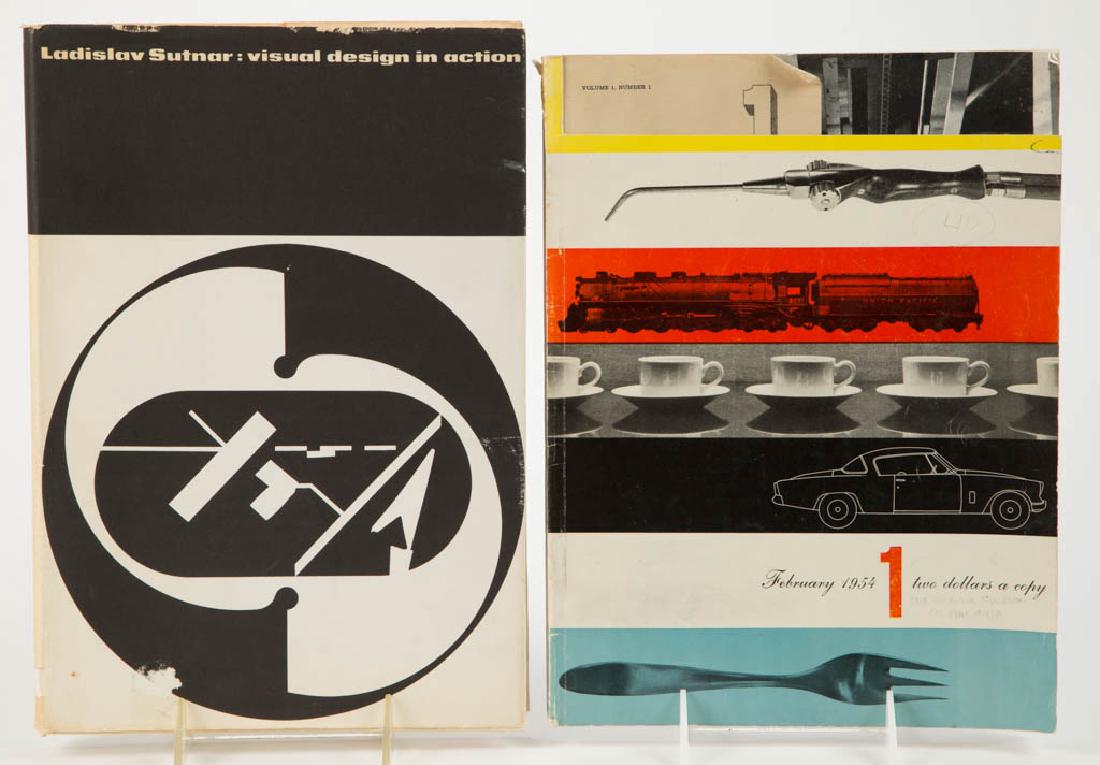 MID-CENTURY DESIGN PUBLICATIONS, LOT OF TWO (1 of 1)