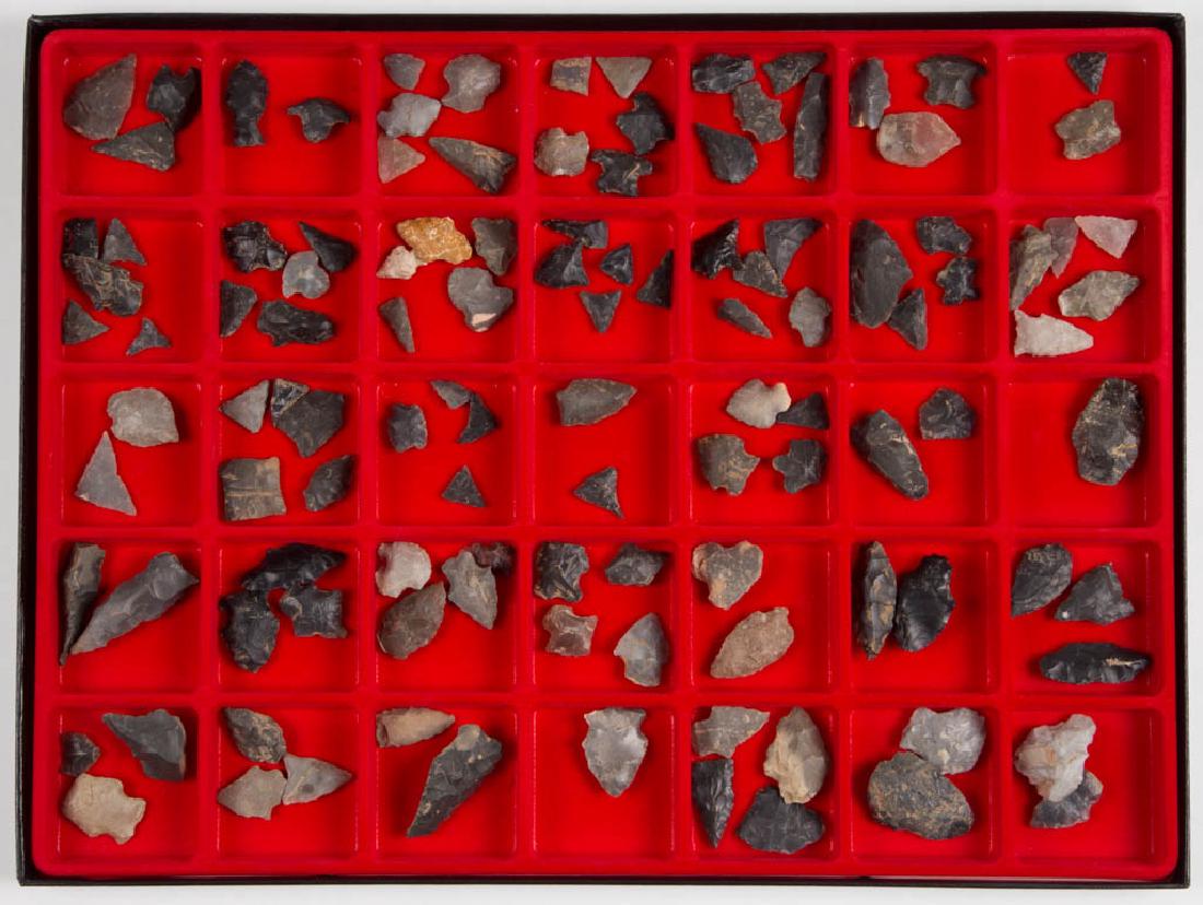 NATIVE AMERICAN STONE POINTS, LOT OF 116 (1 of 1)