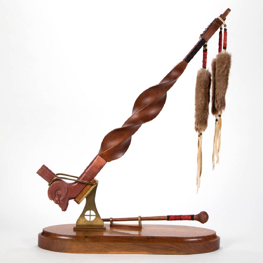 HERB TROWBRIDGE, SIOUX / PLAINS INDIAN CARVED FIGURAL (1 of 3)