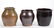 AMERICAN CERAMIC CROCKS, LOT OF THREE