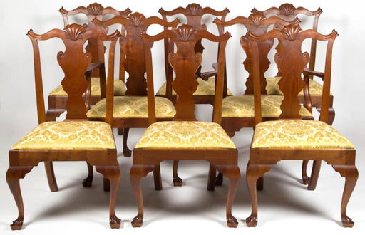 Set Of Eight David R Ray Pine Shenandoah Valley Of