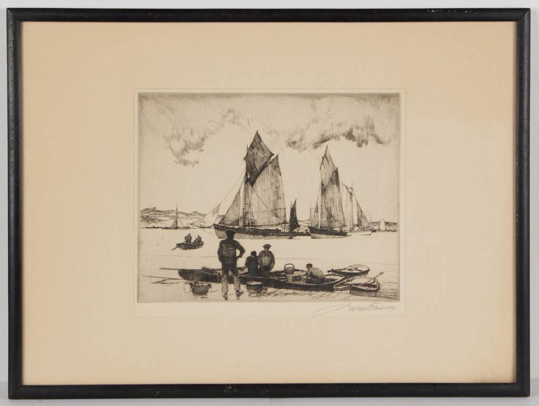 GORDON HOPE GRANT (AMERICAN, 1875-1962) "CONCARNEAU" (1 of 3)