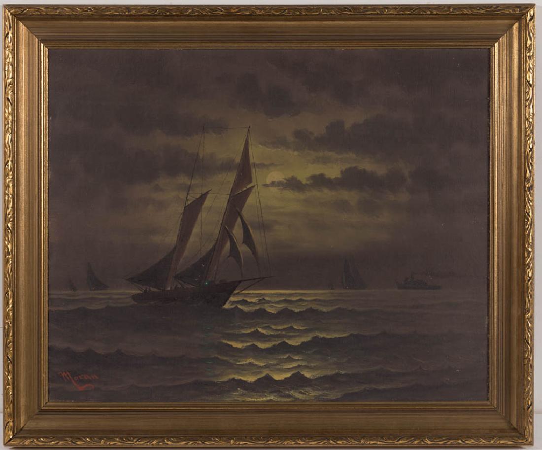 AMERICAN SCHOOL (LATE 19TH/EARLY 20TH CENTURY) MARINE (1 of 3)