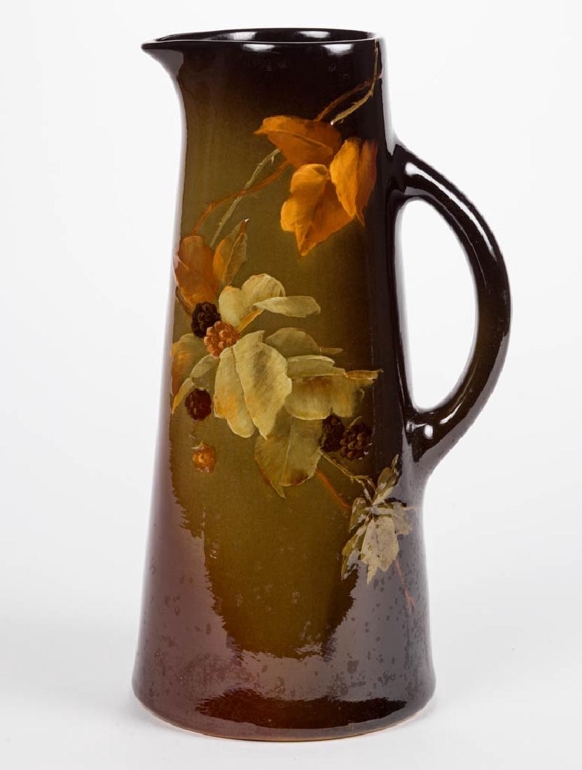 WELLER LOUWELSA ART POTTERY TANKARD PITCHER (1 of 3)