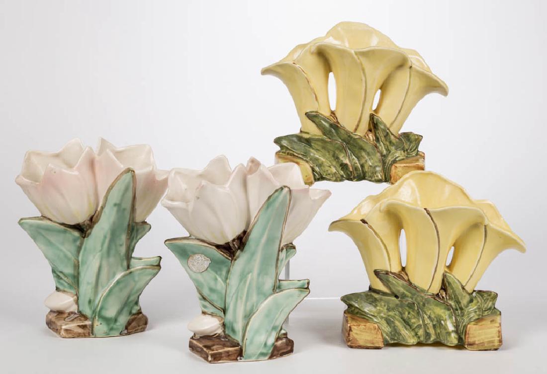 MCCOY ART POTTERY VASES, LOT OF FOUR (1 of 1)