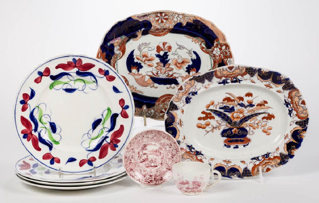 ASSORTED ENGLISH CERAMIC ARTICLES, LOT OF EIGHT (1 of 1)