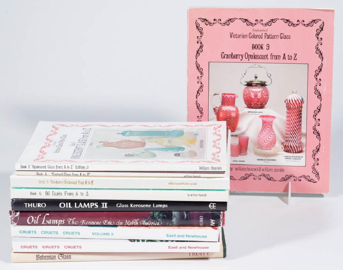ASSORTED VICTORIAN AND OTHER GLASS REFERENCE VOLUMES, (1 of 1)