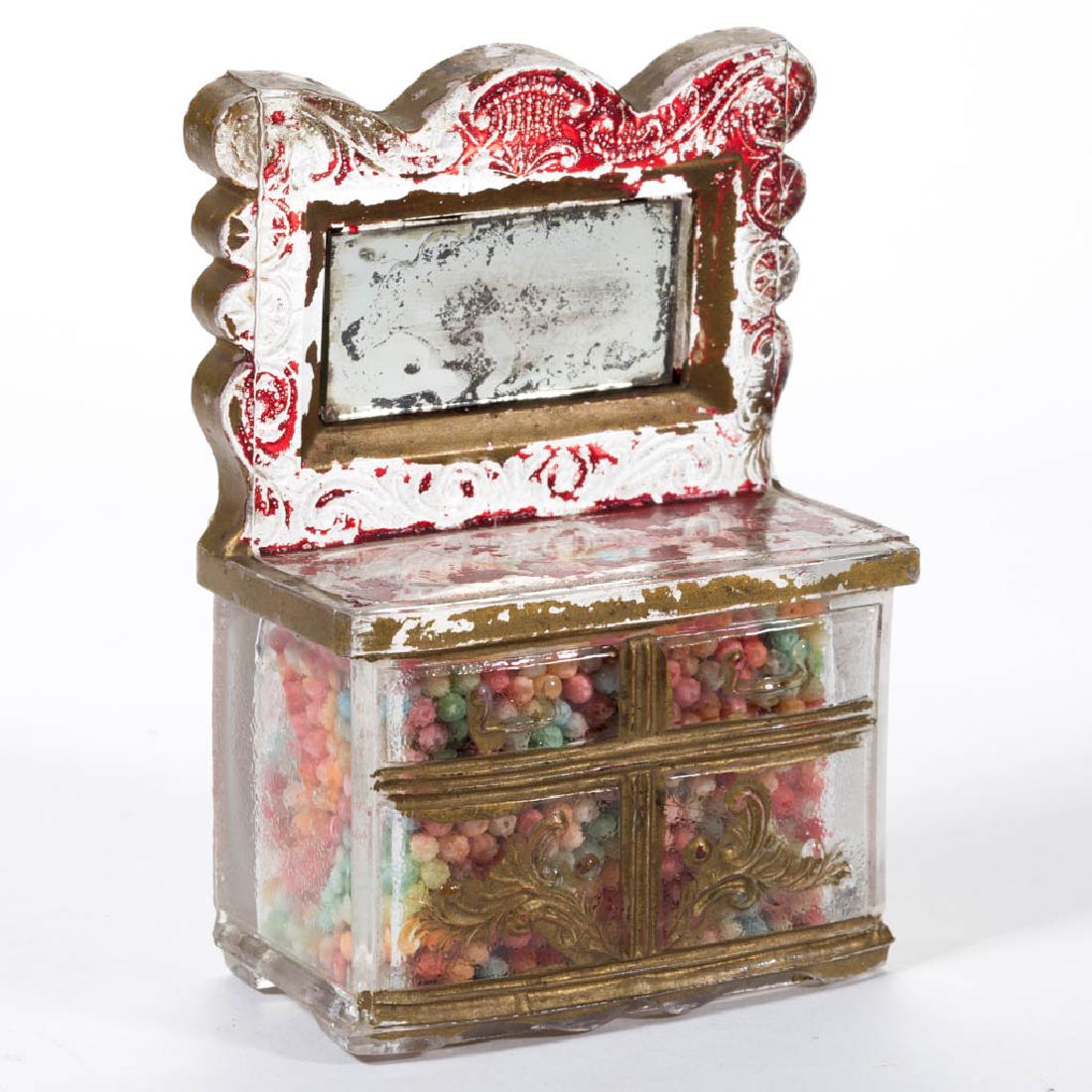 BUREAU / SIDEBOARD FIGURAL GLASS NOVELTY CANDY (1 of 1)