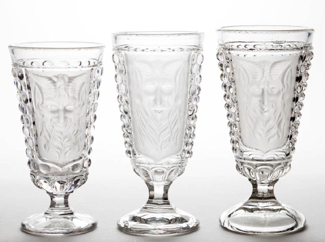 MEPHISTOPHELES ALE GLASSES, LOT OF THREE (1 of 2)