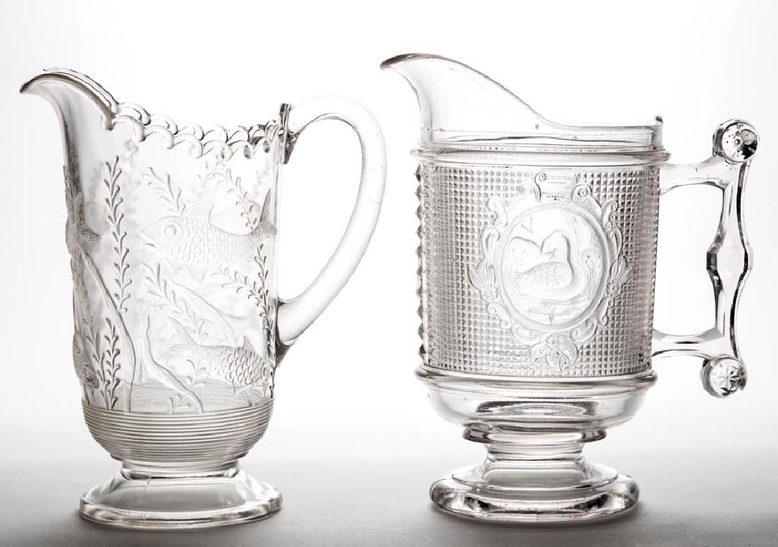 ASSORTED ANIMAL EAPG WATER PITCHERS, LOT OF TWO (1 of 1)