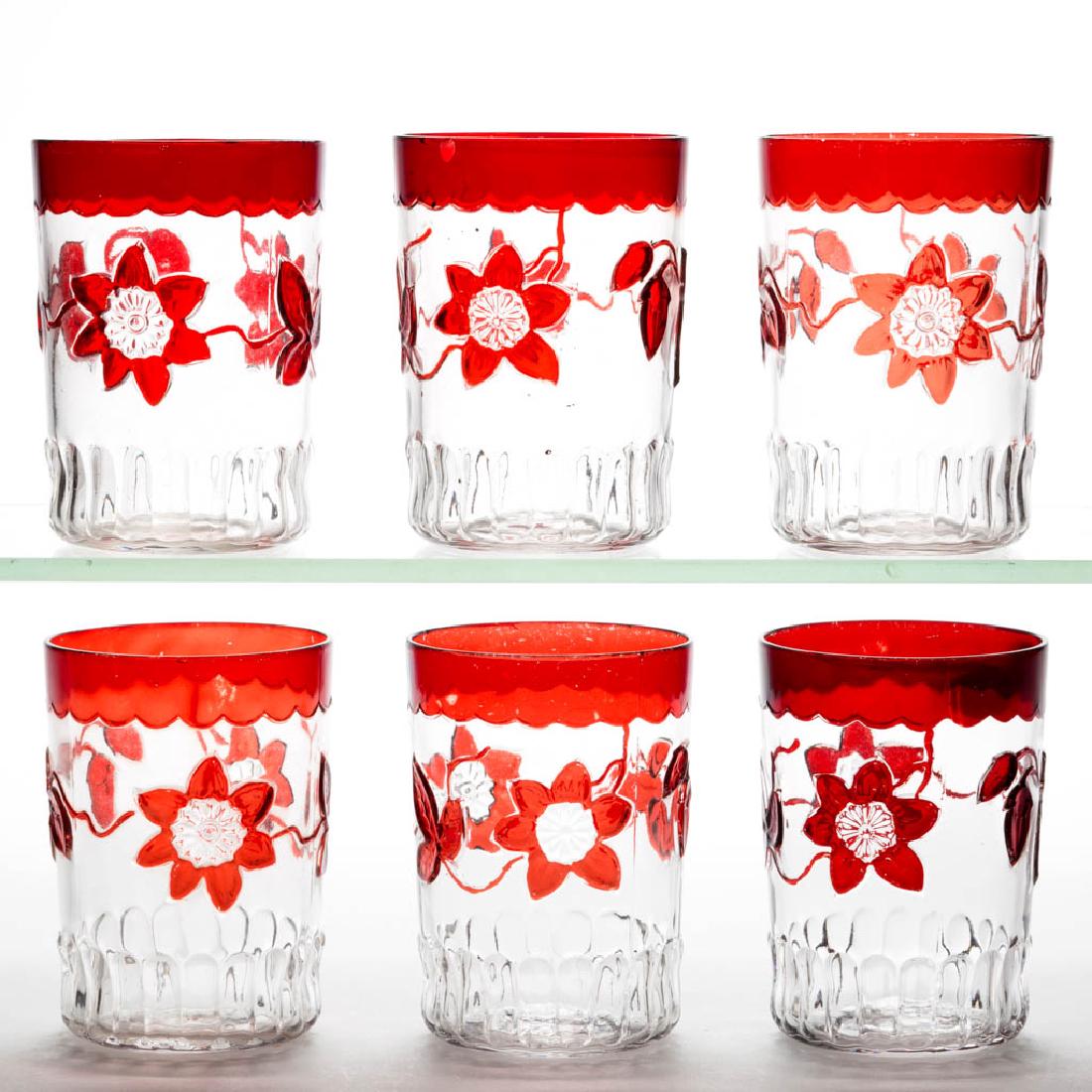 FLOWER AND PLEAT / CLEMATIS (OMN) - RUBY-STAINED (1 of 1)