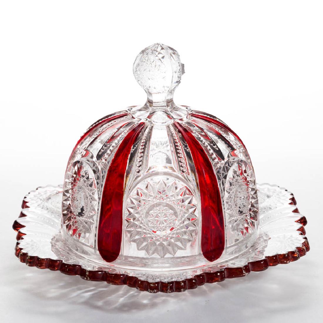 HEISEY NO. 1235 / BEAD PANEL AND SUNBURST - (1 of 1)