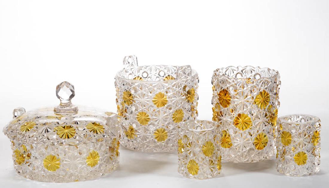 HOBBS NO. 101 / DAISY AND BUTTON - AMBER-STAINED TABLE (1 of 1)