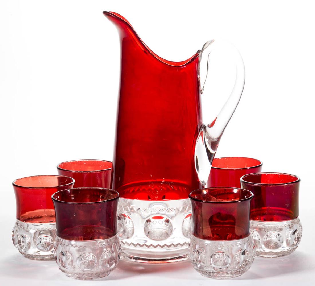 KING'S CROWN / EXCELSIOR (OMN) - RUBY-STAINED (1 of 1)