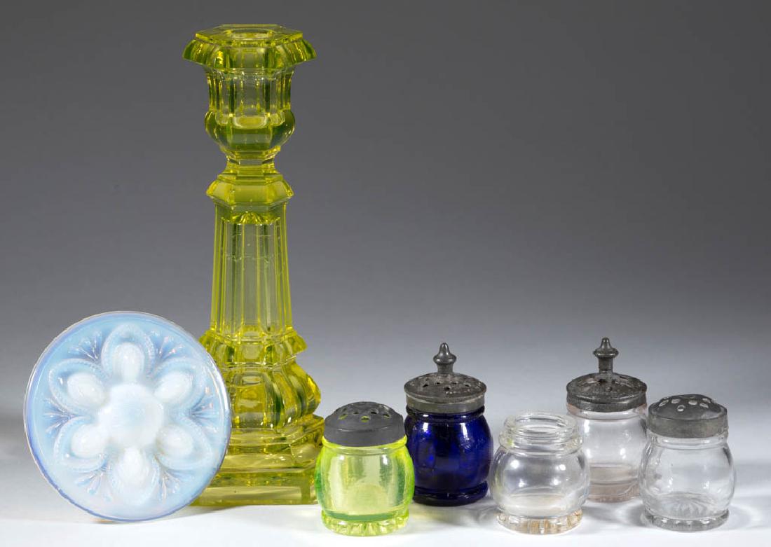 ASSORTED PRESSED AND BLOWN-MOLDED ARTICLES, LOT OF (1 of 1)