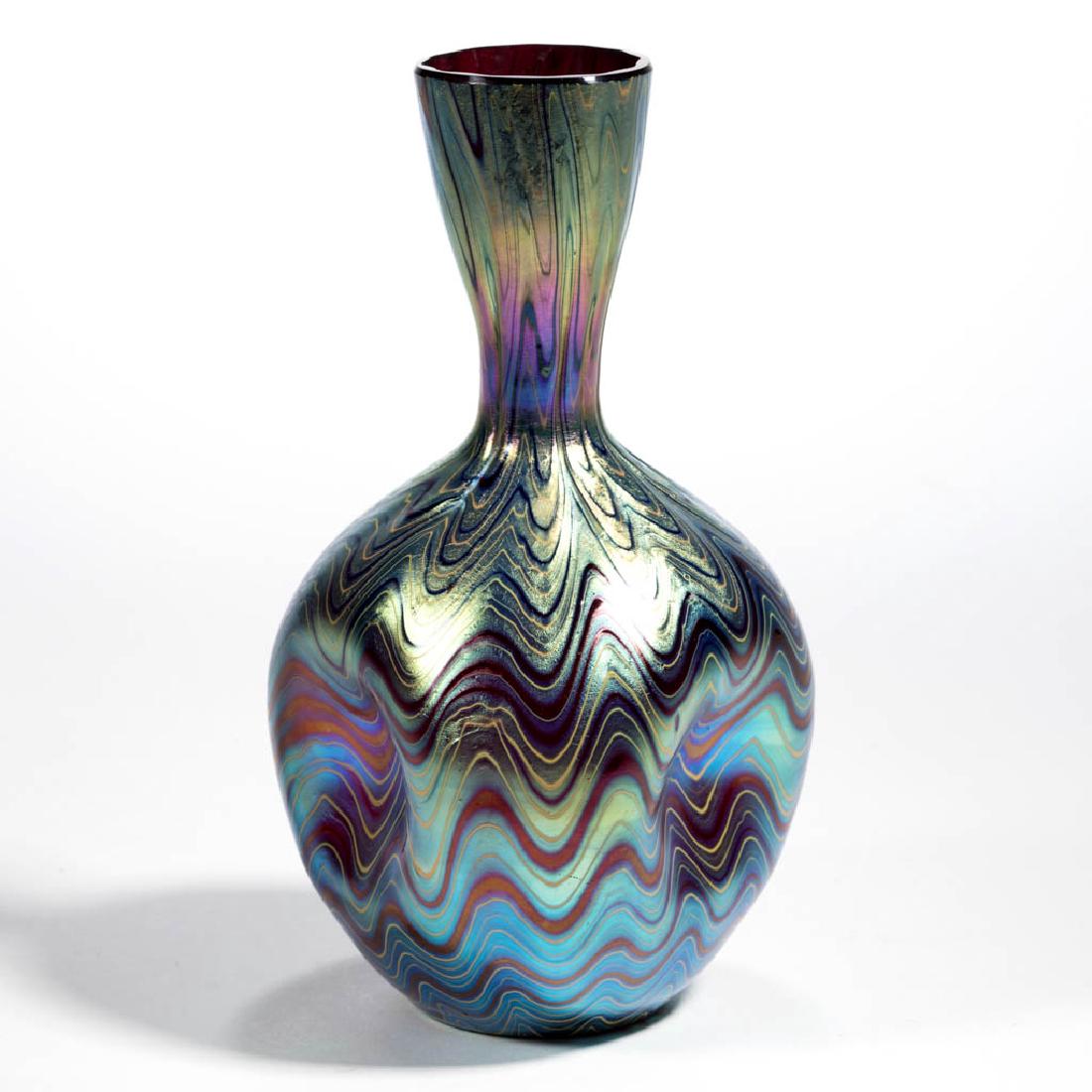 LOETZ ATTRIBUTED PHÄNOMEN GENRE 6893 ART GLASS VASE (1 of 3)