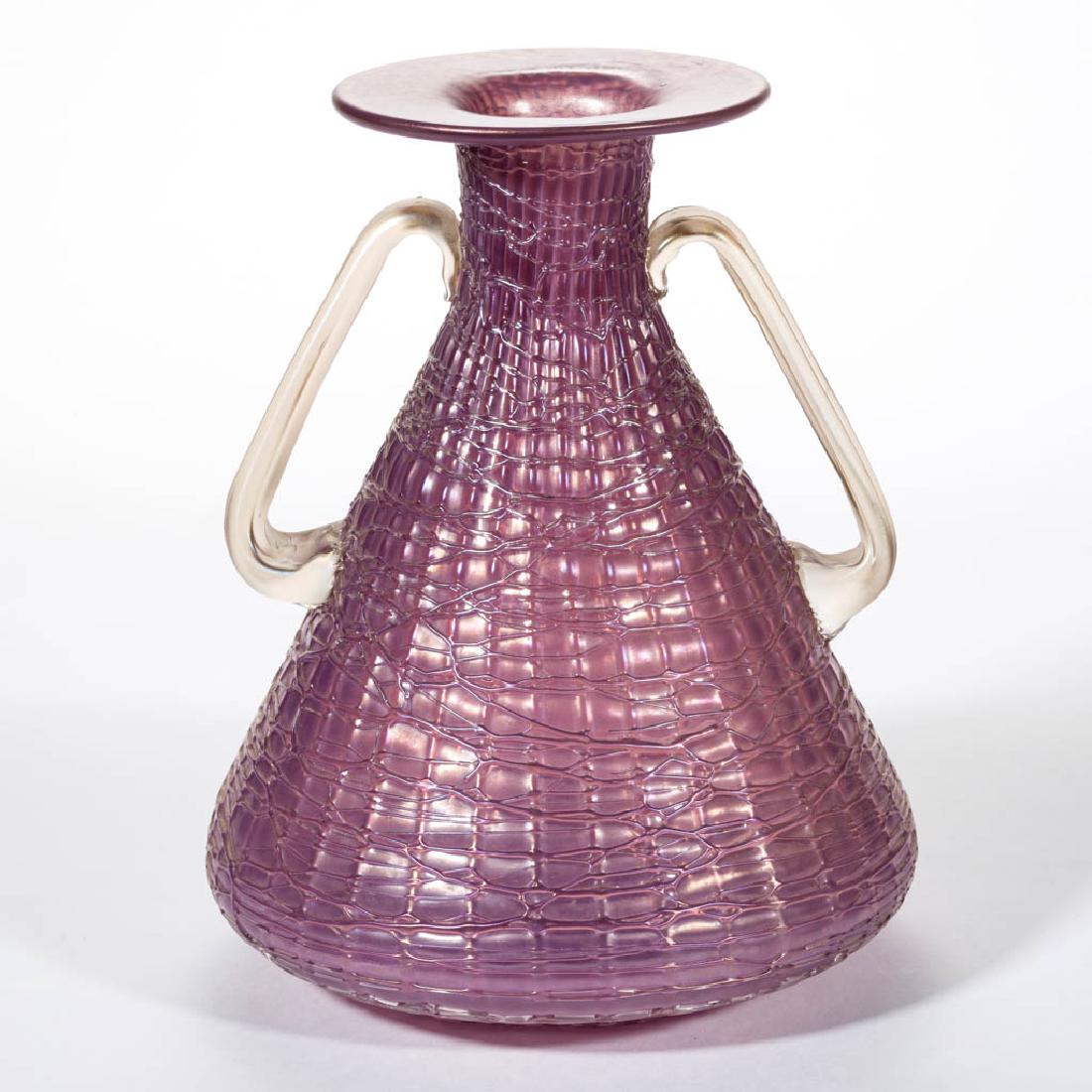 LOETZ ATTRIBUTED CHINÉ TAPERED VASE (1 of 2)