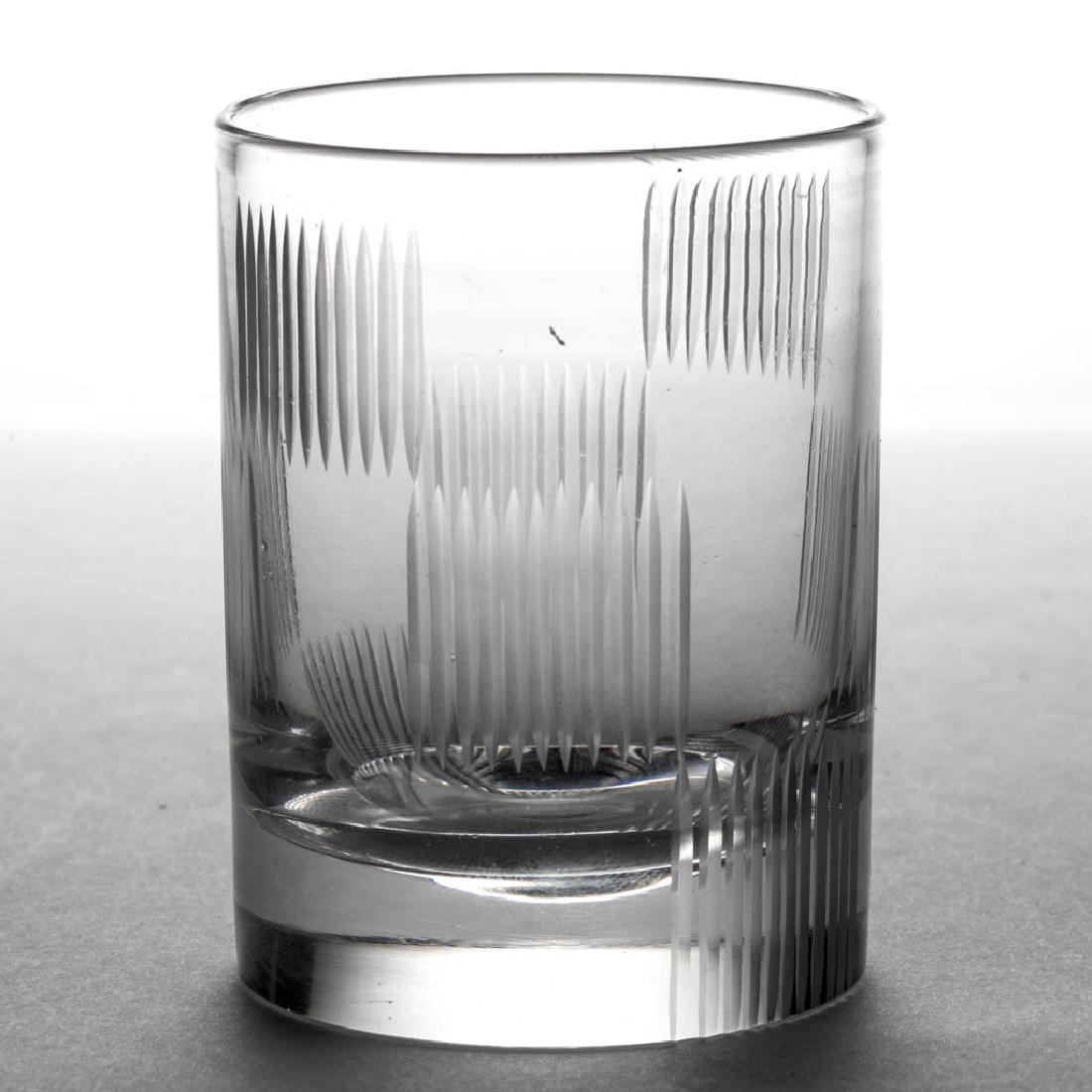 STEUBEN ART GLASS - CUT WHISKEY TUMBLER (1 of 1)