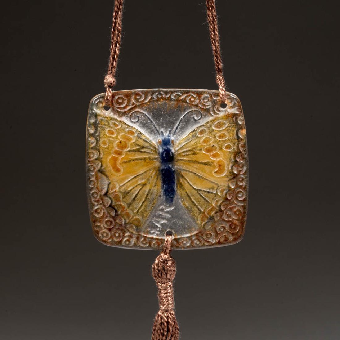 G. ARGY ROUSSEAU BUTTERFLY PATE DE VERRE ART GLASS (1 of 1)