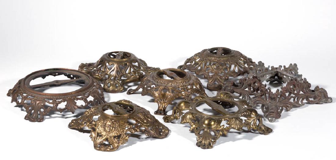 ASSORTED CAST METAL PARLOR / GONE WITH THE WIND BASES, (1 of 1)