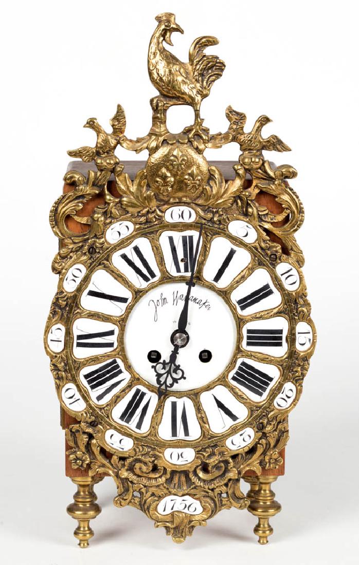 FRENCH BRASS SHELF CLOCK (1 of 4)