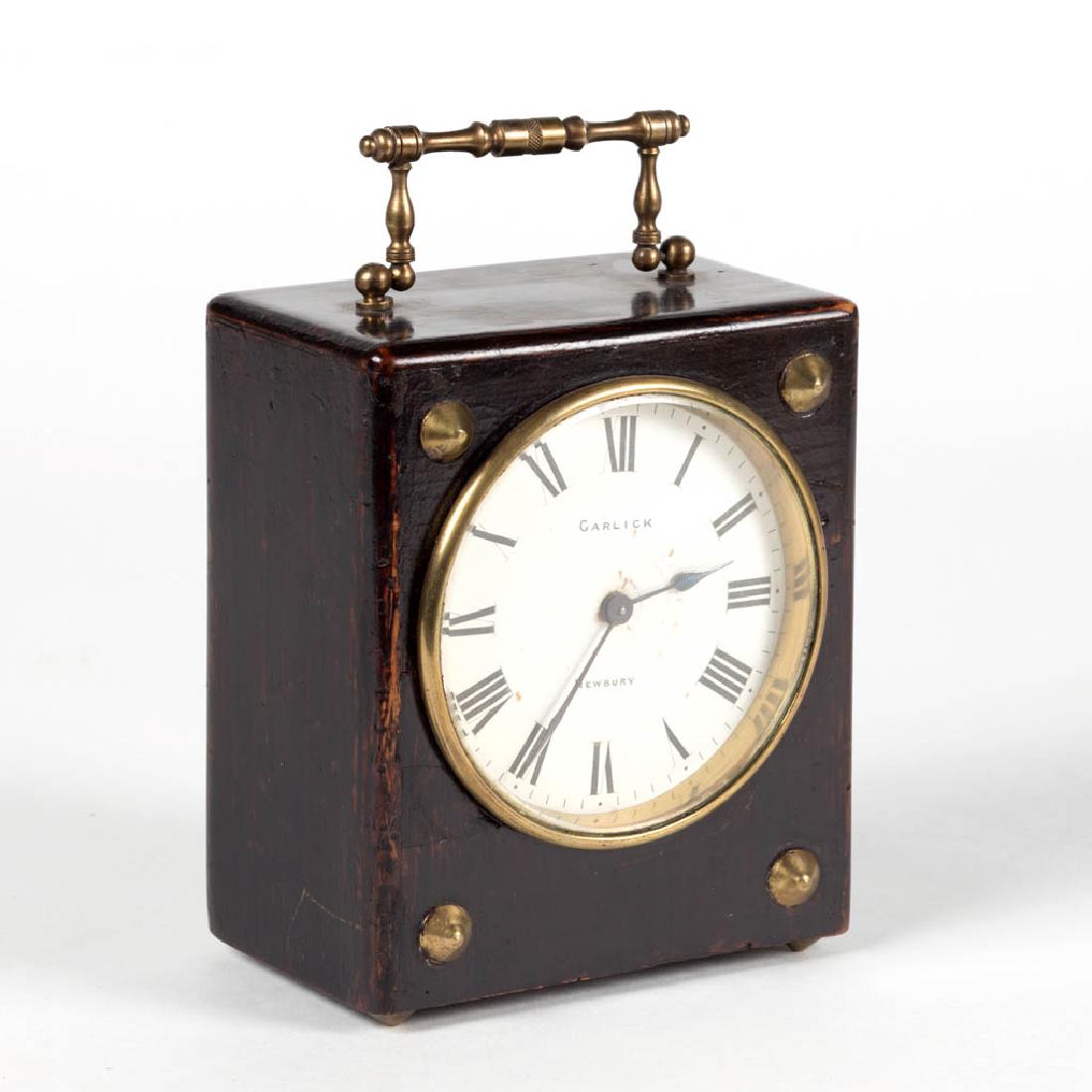 BRITISH WOODEN CASE CARRIAGE CLOCK (1 of 3)