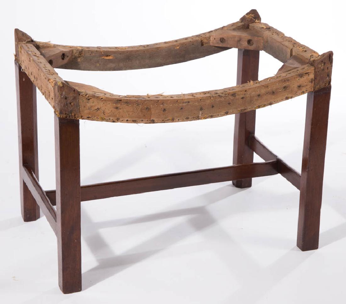 GEORGIAN MAHOGANY BENCH (1 of 2)