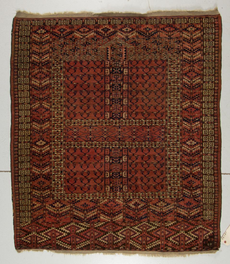 ANTIQUE TEKKE PRAYER RUG (1 of 3)