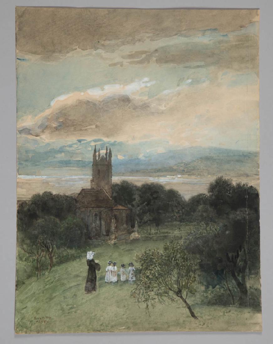 EDUARD VEITH (AUSTRIAN, 1856-1925) SWISS LANDSCAPE (1 of 3)